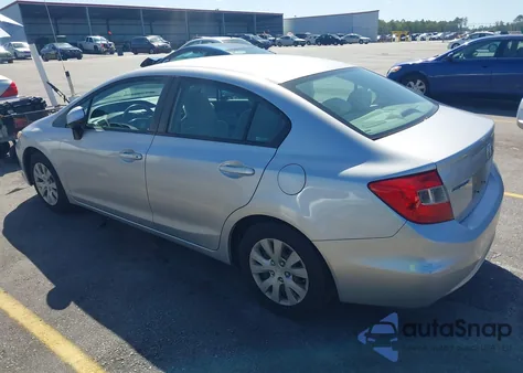 2012 Honda Civic Lx from USA, damaged, VIN 19XFB2F53CE312683